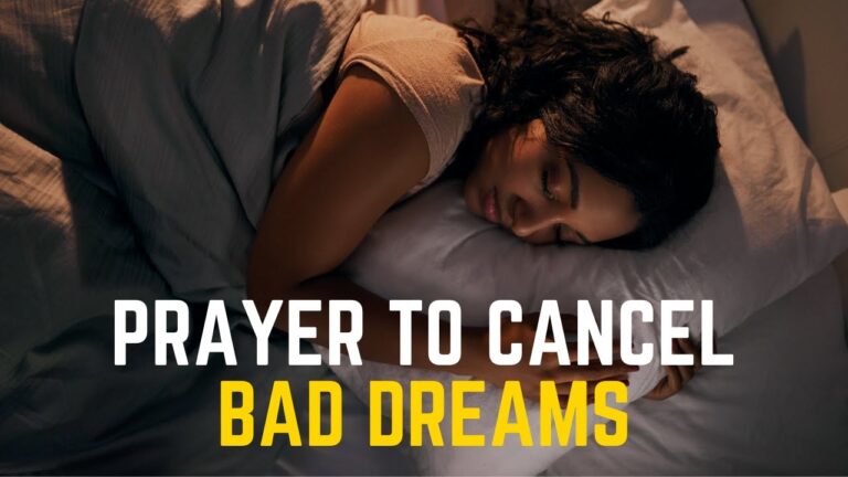 prayer against bad dreams