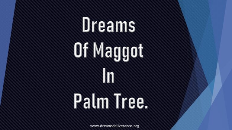 Dreams Of Maggot In Palm Tree.