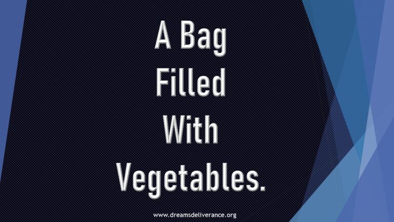 A Bag Filled With Vegetables