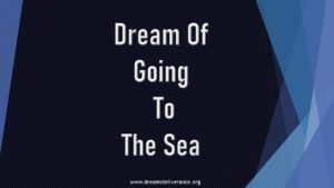 Dream Of Going To The Sea