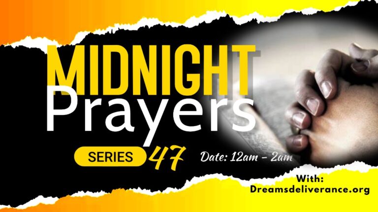 midnight prayers for breakthrough