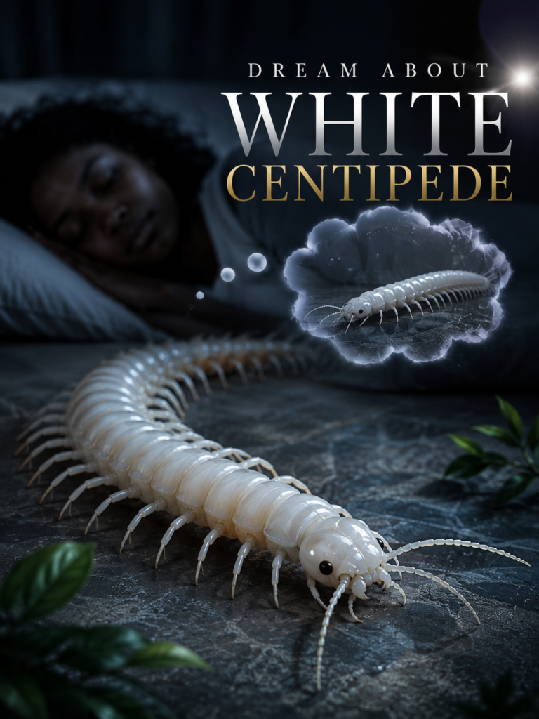 A dream about centipedes may symbolize fear, threat, obstacles, and danger ahead
