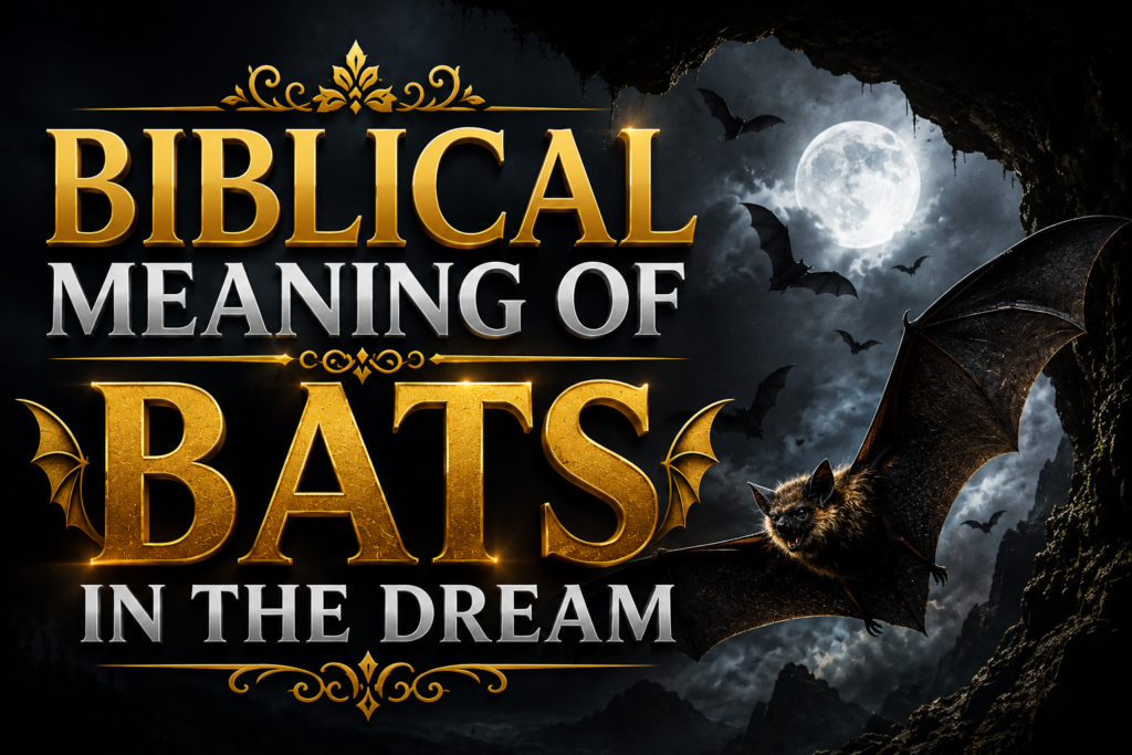 BIBLICAL MEANING OF BATS IN THE DREAM