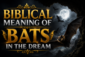 Dreams about bats represent a witchcraft attack, occult, death, illness, spiritual blindness, accident, threat, bad news.