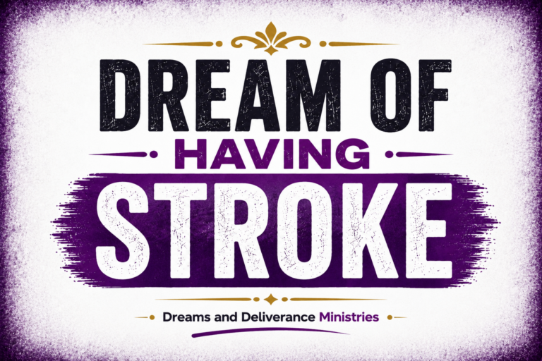 A dream of having a stroke represents an attack of weakness and illness that has been fired against you; the enemy may have attacked your body