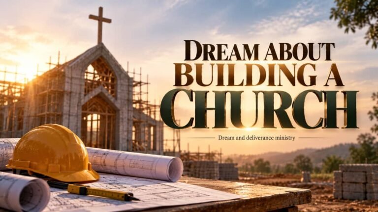 God may be talking to you through this dream. God is trying to give you a ministry to work that is you have God’s call upon your life.