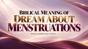 dreams of menstruation or being on your period represent a problem or unpleasant situation that requires your full attention.