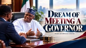 Meeting a governor in your dream implies coming into contact with higher powers, gaining access to opportunities, or facing accountability.